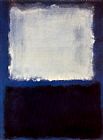 White on Blue 1968 by Mark Rothko